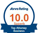 AVVO Rating 10 Superb Top Business Attorney